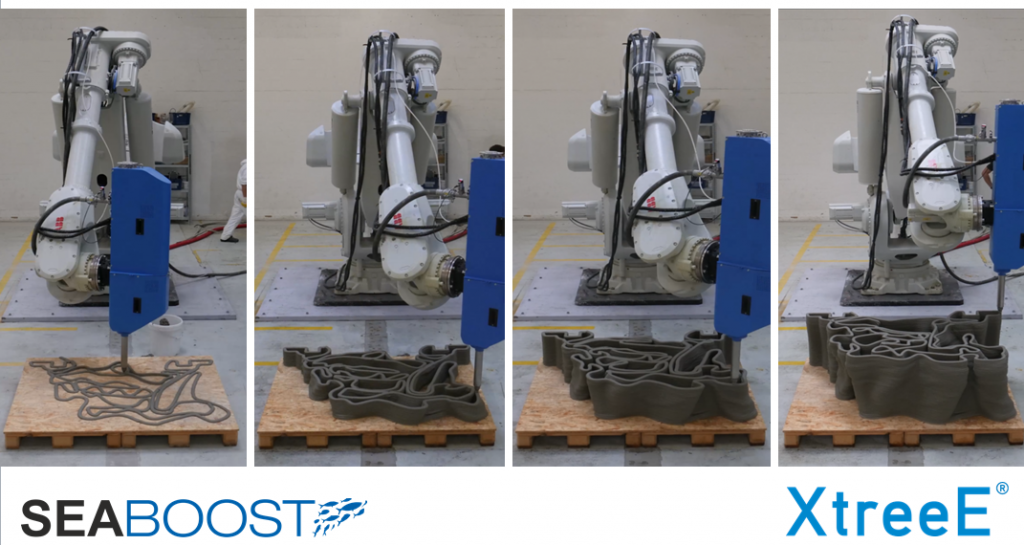3D béton coralligène Seaboost XTreeE Pyxeos 3 LD